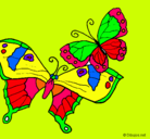 Dibujo Mariposas pintado por agustin11