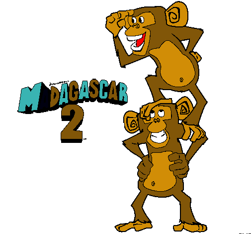 Madagascar 2 Manson y Phil