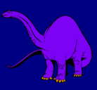 Dibujo Braquiosaurio II pintado por facu22