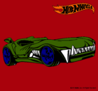 Dibujo Hot Wheels 3 pintado por hotwweels