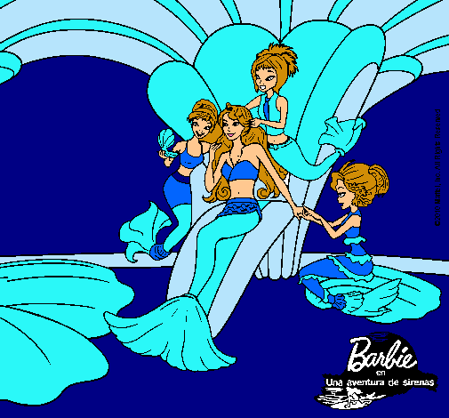 Barbie princesa sirena