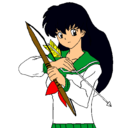 Dibujo Kagome pintado por naru