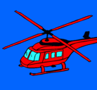 Dibujo Helicóptero  pintado por mencey