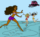 Dibujo Barbie de regreso a la playa pintado por akuasilver