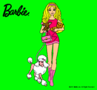 Dibujo Barbie con sus mascotas pintado por marisol00