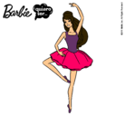 Dibujo Barbie bailarina de ballet pintado por talila