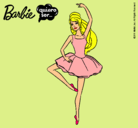 Dibujo Barbie bailarina de ballet pintado por Loren