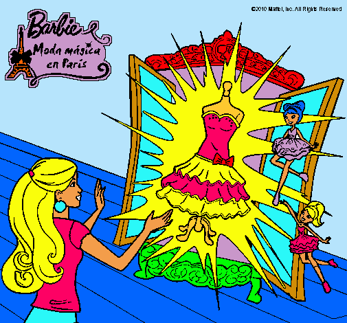 El vestido mágico de Barbie