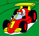 Dibujo Coche de carreras pintado por formula1