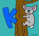 Dibujo Koala pintado por JIHYUFR