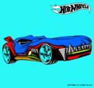 Dibujo Hot Wheels 3 pintado por derro