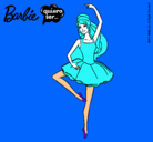 Dibujo Barbie bailarina de ballet pintado por fhffygugyygd