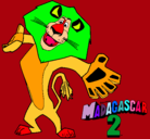 Dibujo Madagascar 2 Alex 2 pintado por ARMP-MARSER