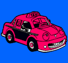 Dibujo Herbie Taxista pintado por SIRIA