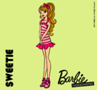 Dibujo Barbie Fashionista 6 pintado por Loren