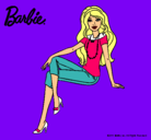 Dibujo Barbie moderna pintado por danna