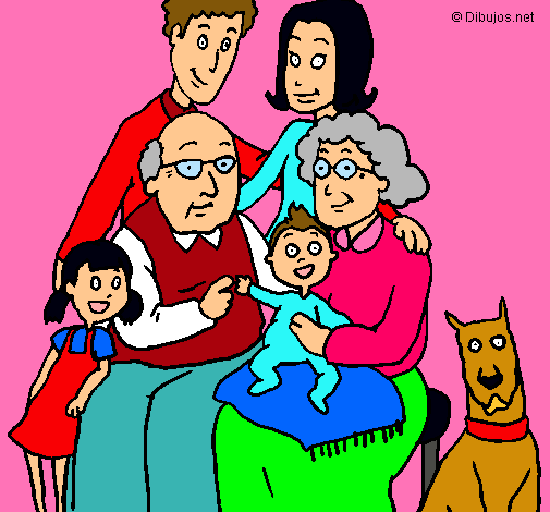 Dibujo Familia pintado por kabayin