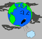Dibujo Tierra enferma pintado por zoyla