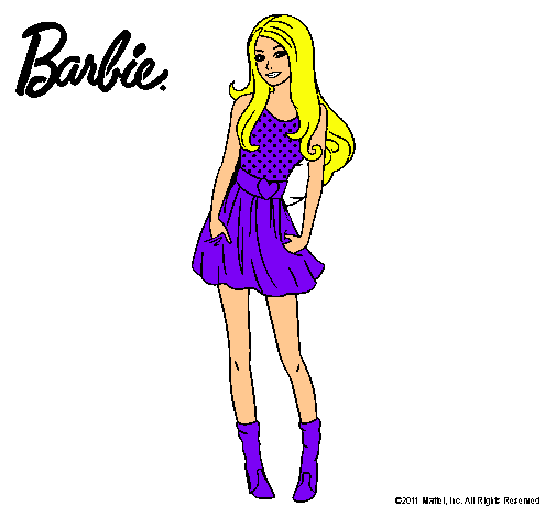 Dibujo Barbie veraniega pintado por ernesotto