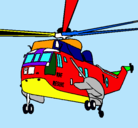 Dibujo Helicóptero al rescate pintado por jacob