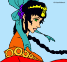 Dibujo Princesa china pintado por monsesitha