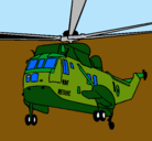Dibujo Helicóptero al rescate pintado por mpmp