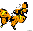 Dibujo Mariposas pintado por davidmao
