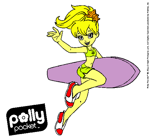 Dibujo Polly Pocket 3 pintado por alvaroso
