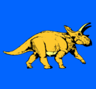 Dibujo Triceratops pintado por gjncmbfhyggh