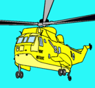 Dibujo Helicóptero al rescate pintado por victorfigue