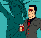 Dibujo Estados Unidos de América pintado por roosssii