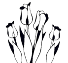 Dibujo Tulipanes pintado por gandi