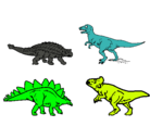 Dibujo Dinosaurios de tierra pintado por dcxvbgtyuijh