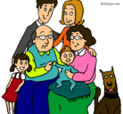 Dibujo Familia pintado por minimon