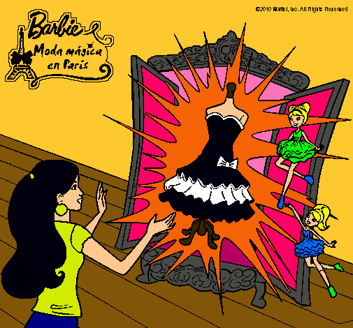 El vestido mágico de Barbie