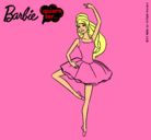 Dibujo Barbie bailarina de ballet pintado por lucita