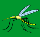 Dibujo Mosquito pintado por david2