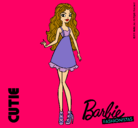 Dibujo Barbie Fashionista 3 pintado por lupita222