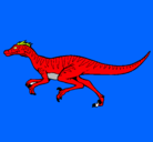 Dibujo Velociraptor pintado por kampanyta