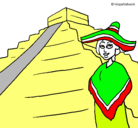 Dibujo México pintado por cuchurumi