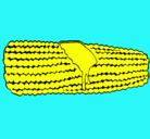 Dibujo Mazorca de maíz pintado por nenitaaaaaaa