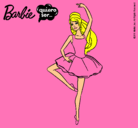 Dibujo Barbie bailarina de ballet pintado por lucita