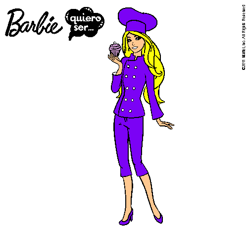 Dibujo Barbie de chef pintado por ernesotto
