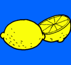 Dibujo limón pintado por Darknol