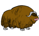 Dibujo Bisonte pintado por bisonte
