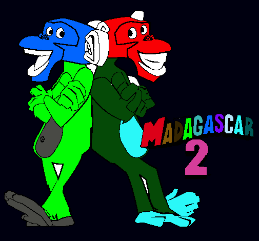 Madagascar 2 Manson y Phil 2