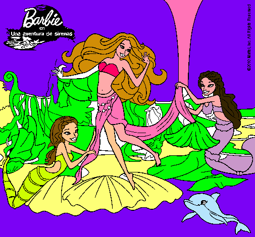 Barbie con sirenas