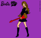 Dibujo Barbie la rockera pintado por alba999