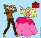 Dibujo Barbie bailando con un amigo pintado por bscgjvs