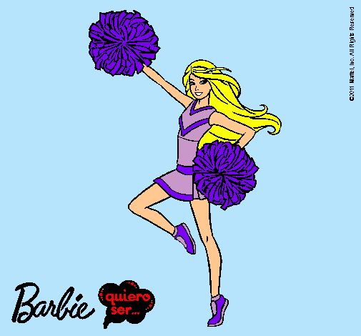 Dibujo Barbie animadora pintado por Diianiita